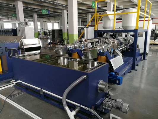 125kgh gelockte Einzelfaden-Verdrängungs-Maschinen-industrieller Faden-Extruder des Garn-pp.